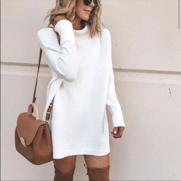Free People Sweaters - Free People Ottoman Slouchy Tunic Ecru Cream size XS NEW